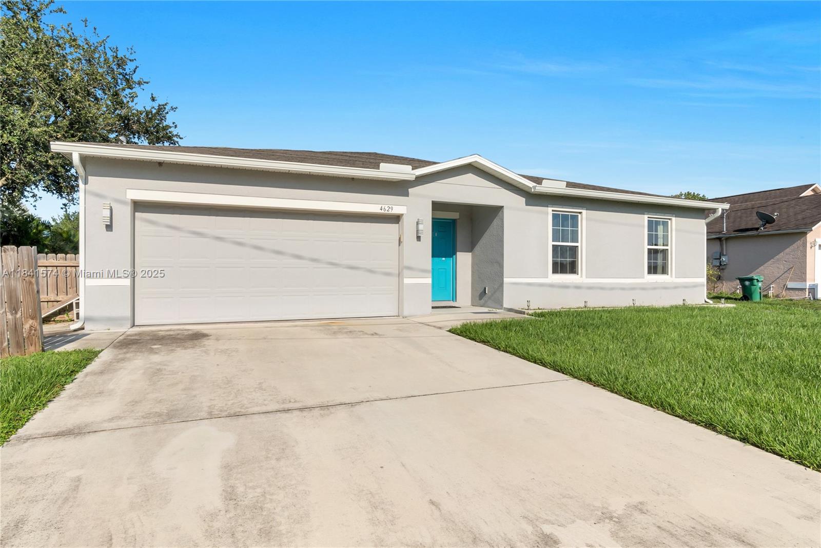 Stunning 4-Bedroom, 2 Bath Home Built in 2020-No HOA!
Welcome to this beautifully maintained 4-bedroom,2-bathroom home, built in 2020 and packed with modern features! Located just minutes from the Turnpike, your daily commute just got easier.
This home offers an open and airy floor plan with split bedrooms for added privacy. The entire property is fully fenced, providing both security and space for pets, kids, or entertaining. Inside, you’ll find tile flooring throughout and abundant natural light Hurricane panels for peace of mind during storm season. Energy-saving solar panels to help lower your electric bill.Spacious layout with plenty of room for family and guests
Bright, modern interior with quality finishes throughout
No HOA restrictions!Come see this move-in ready gem today!