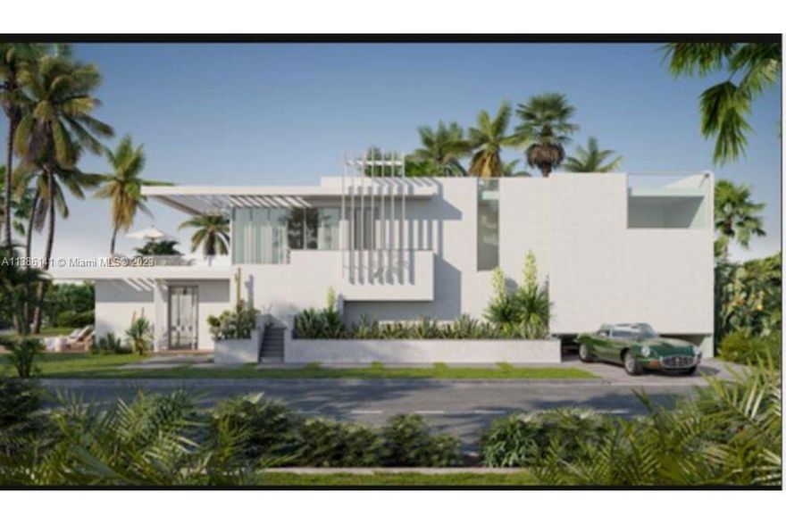 Unique opportunity to create the home of your dreams in Surfside adjacent the Four Seasons Hotel. The existing 2 story home will be sold with a full set of approved & permitted plans. New modern interior design with classic art Art Deco highlights. The home will have relaxing outdoor oasis to create a resort like atmosphere with lush landscaping. Open floor plan with living room and semidetached family room, modern kitchen will overlook the pool area with spacious entertaining. The home offers 2 Bed plus an office on ground floor,  and 3 Bed with the primary suite. Corner primary suite boasts with floor to ceiling windows with a private outdoor deck overlooking  backyard. Minutes away from beach, Bal Harbour Shops, and adjacent the 5 star hotel Four Seasons Surfside.