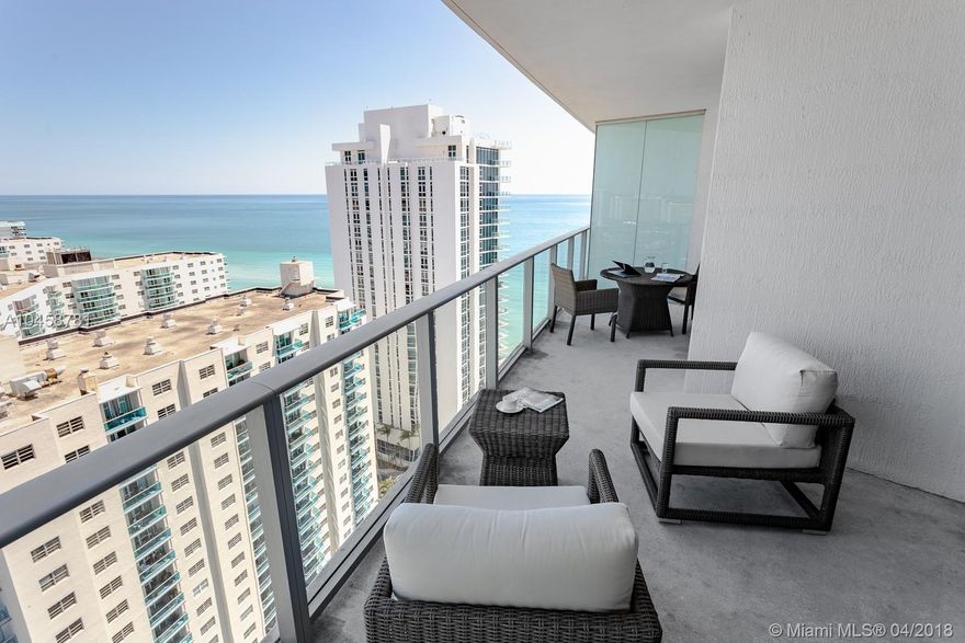 For Rent 1 bed 1 bath Extra high 11 foot ceiling! Huge balcony with direct Ocean breeze feeling ! 5 star level amenities building offers a gym, resort-style pool, restaurant, coffee shop, hotel service, valet parking and more! All utilities included in rent!
Important Upon arrival Tenant will provide a credit card for the amenities security deposit at the front desk. There will be an additional $33 daily resort fee and$40 daily parking fee. If staying a month fees will vary. 

Available check for the availability