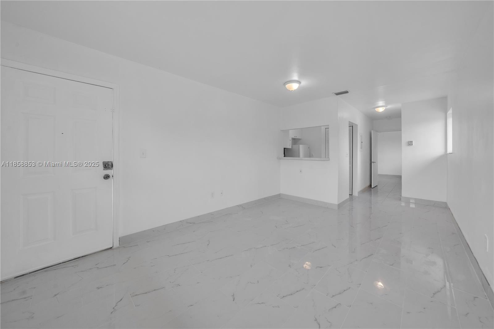 Stunning brand-new remodeled apartment in the heart of Miami, one block away from Marlins Park. This home features brand new white porcelain floors throughout the unit and brand remodeled bathroom with white porcelain throughout including the entire shower remodeled. Brand new appliances with new washer and dryer inside of the unit. This home comes also with 1 free assigned parking spot with the unit.