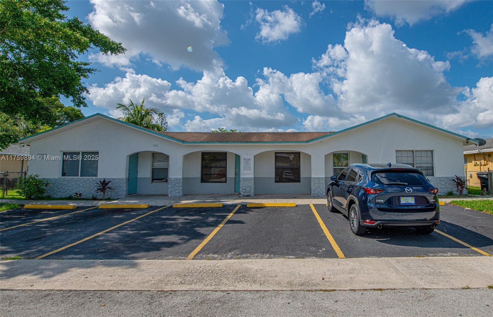 Rental Property at 7610 Sw 10th St 1-3, North Lauderdale, Miami-Dade County, Florida - Bedrooms: 3 
Bathrooms: 2  - $2,800 MO.