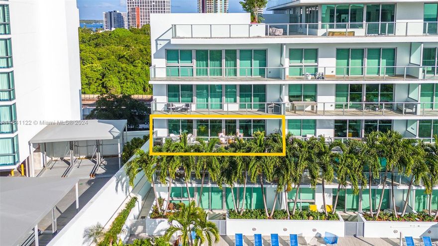 This is the ONLY UNIT OVER 1,000 SF, UNDER $640,000 at Le Parc Brickell, featuring a versatile Den that can be converted into a 3rd bdrm. Nestled in a BOUTIQUE BUILDING w/ just 128 units, this home offers an exclusive lifestyle in the heart of Brickell's prestigious Financial District, just steps from the vibrant Underline park, restaurants, and shopping. Overlooking the POOL, this unit offers breathtaking sunset and cityscape views from your private balcony, and sunrise vistas over BISCAYNE BAY from our rooftop sky lounge and jacuzzi. Resort-style amenities include a lap pool, spa, fitness center, children’s playroom, garage parking, and more. The unit boasts FLOOR-TO-CEILING IMPACT WINDOWS, a split floor plan, and a European open kitchen.