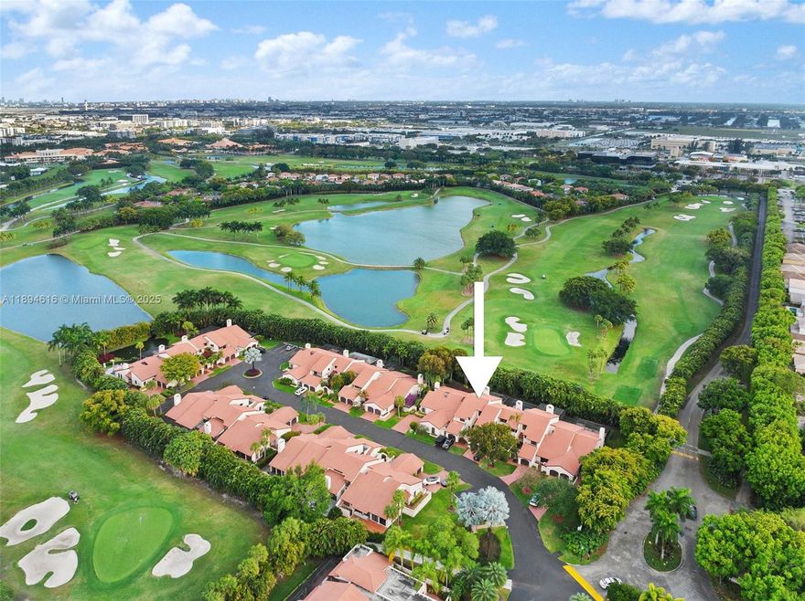 BEAUTIFUL 2-BEDROOM, 2.5-BATH TOWNHOME WITH 1-CAR GARAGE & PRIVATE PATIO IN PRESTIGIOUS DORAL COLONY
Located in the exclusive, guard-gated Doral Colony, this stunning townhome overlooks the golf course and offers elegance and comfort. The spacious living room with a cozy
fireplace flows into the formal dining room, while the remodeled kitchen is both stylish and functional.
Upstairs, the primary suite features walk-in a closet and a bathroom with dual sinks, a separate shower, and a bathtub. The second bedroom has an ensuite bath and balcony.
A half-bath is conveniently located downstairs.
Enjoy an expansive screened-in patio, private 1-car garage, and community amenities: pool, tennis..