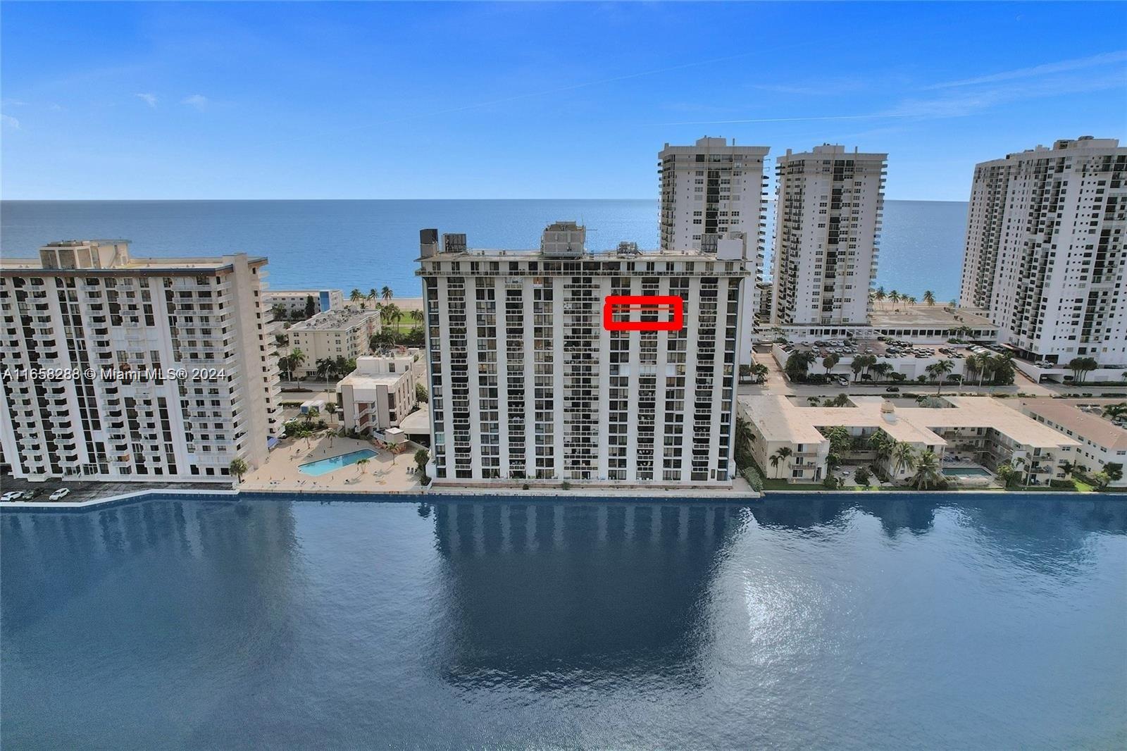 JUST REDUCED! The best deal in Hollywood for a 2 Beds 2 Baths on the 15th Floor! This spacious 2-bed, 2-bath condo offers 1,218 sqft on the 15th floor with breathtaking Intracoastal views and spectacular Florida sunsets. The unit has tile flooring throughout, floor-to-ceiling windows, large bedrooms, ample closet space, and an in-unit storage closet. Enjoy front-row views of Three Island's mansions and yachts from the expansive balcony. The building features 24-hour security, a pool with Intracoastal views, a gym, a sauna, and one assigned parking spot. Conveniently located near the airport, Gulfstream, Dania Pointe, Aventura Mall, and more. OK to lease, and the assessment is fully paid. Walking distance to Hollywood Beach and the Boardwalk. Perfect opportunity.