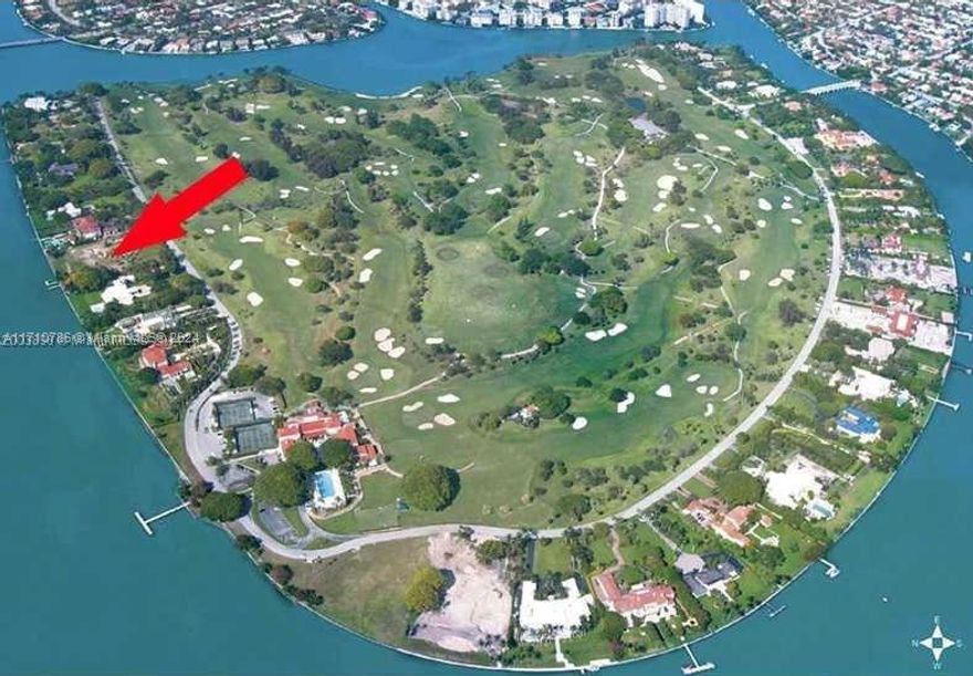 Build your dream home on Indian Creek - Miami most exclusive Island.  Unique 2 acres lot with 200' of water frontage wide bay and downtown views. Indian Creek is ultra private 300-acre island with country club and 18-hole golf course located on the beautiful waters of Biscayne Bay and recognized as one of the wealthiest, luxurious and most secure communities in Miami Beach and the world. Private guarded Island with restricted access 24 hours and its own police force by land and marine patrol. Conceptual design-build plan & budget for 25,000 SF estate with renowned billionaire builder Manny Angelo Varas of MV Group USA  are available.