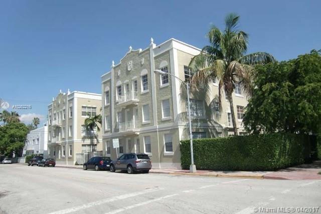 Charming, renovated & tastefully furnished top floor 1 bed/1 bath apartment in the heart of the Art Deco district, full of natural light, Great location being one block from Flamingo Park (tennis, basketball & pool), a short 4 block walk to the beach and a 5 block walk to Lincoln Rd. Features elegant furniture , electronics, fully equipped kitchen and hardwood floors. Washer and Dryer on the 3rd floor for convenience. No elevator or parking. A pleasure to show Call listing agent Daniel Rosa