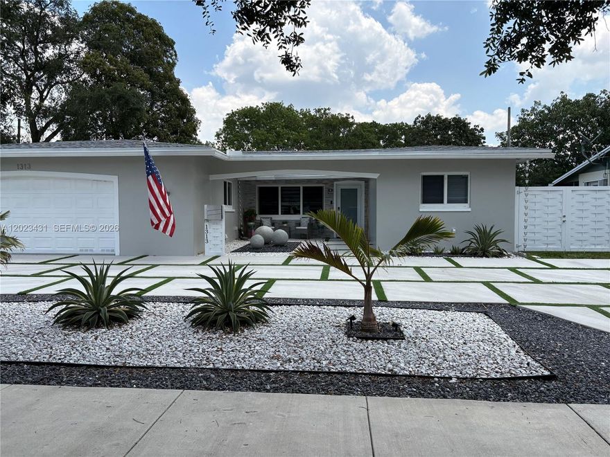 Beautiful 3-bedroom, 2-bathroom single-family home located in the heart of Hollywood! Perfect move-in ready home for a primary residence or first-time home buyers!

This home features a 2021 shingle roof, 2024 A/C unit, impact windows and doors throughout, and a 2-car garage. Enjoy beautiful bathrooms and a custom-designed kitchen with high-end European cabinetry, quartz countertops, and brand-new stainless-steel appliances.

The home also includes a laundry room with brand-new washer and dryer, a 2005 40-gallon Whirlpool water heater, recessed lighting throughout, a spacious front yard with new landscaping, and a very large, screened patio with a backyard perfect for family gatherings and entertaining. Freshly painted inside and out.

Don’t miss this opportunity — this beautiful home will not last!