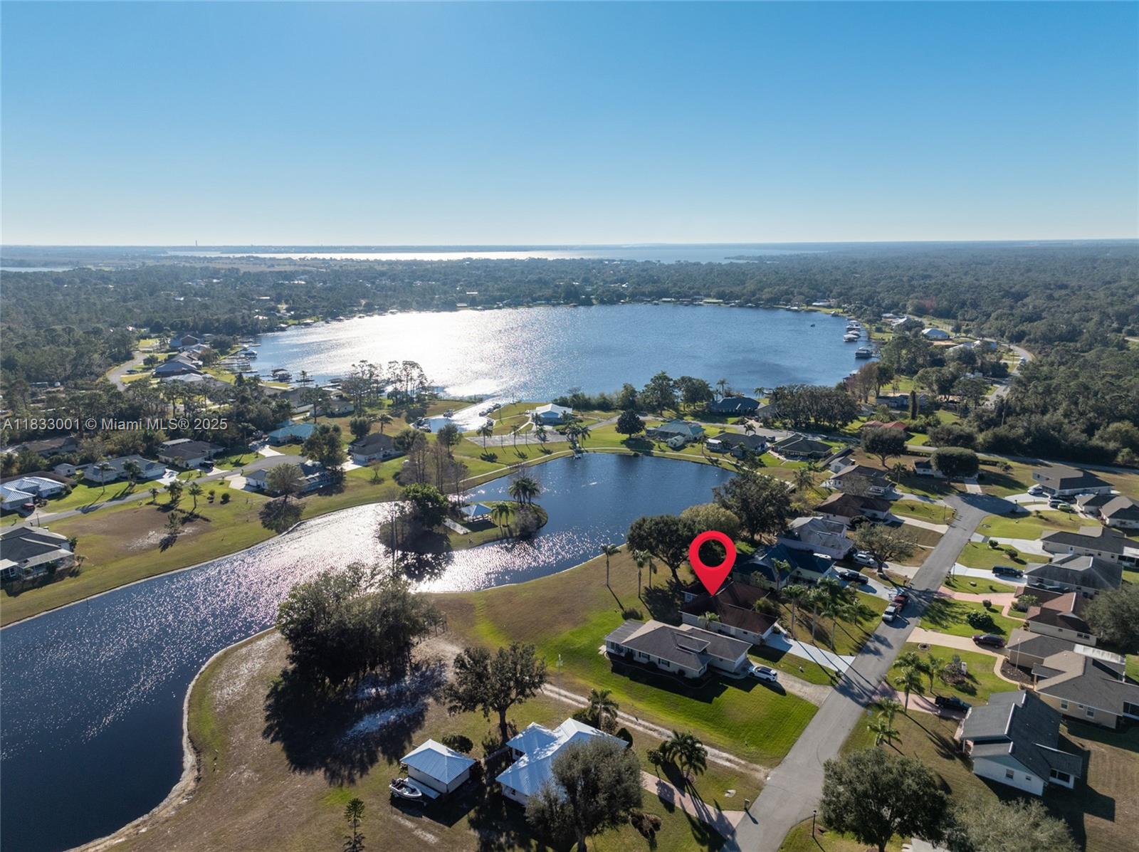 Located in Country Walk, a waterfront community on the shores of Lake Carrie with access to Lake June, and lake Henry, this stunning fully furnished home is bright with a gorgeous view of both the lagoon & lake Carrie. The floor plan is just amazing, with great layout. High ceiling, huge kitchen, a Florida room overlooking the lake makes this home peaceful. This tranquil setting on Lake Carrie, known for its Spring fed water, sandy bottom has its own marina. This is a very quiet community, surrounded by a forest full of pathways, pure nature; it is not uncommon to see deer, wild birds, ducks and rabbits. Lake Placid, the town of Murals is 15 minutes away, while worldwide famous Sebring is a 20-minute drive. Minimum 3 months rental.