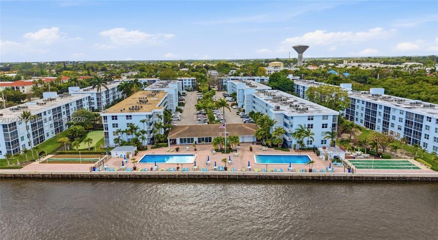 Welcome to this well-maintained 2-bedroom, 2-bath corner unit condo ideally located in Boynton Beach directly on intracoastal water ways. NEW AIR CONDITIONER, REFRIGERATOR & LANAI SCREENS (2026) This unit features a bright and open layout with plenty of natural light, creating a comfortable and inviting living space. The living and dining areas flow seamlessly, while the kitchen offers ample cabinet storage and functionality. Both bedrooms are generously sized with great closet space. Enjoy the convenience of a ground-floor unit with easy access and a private outdoor area perfect for relaxing. Located in a well-kept community close to shopping, dining, beaches, and major roadways, offering both comfort and convenience in a great location.