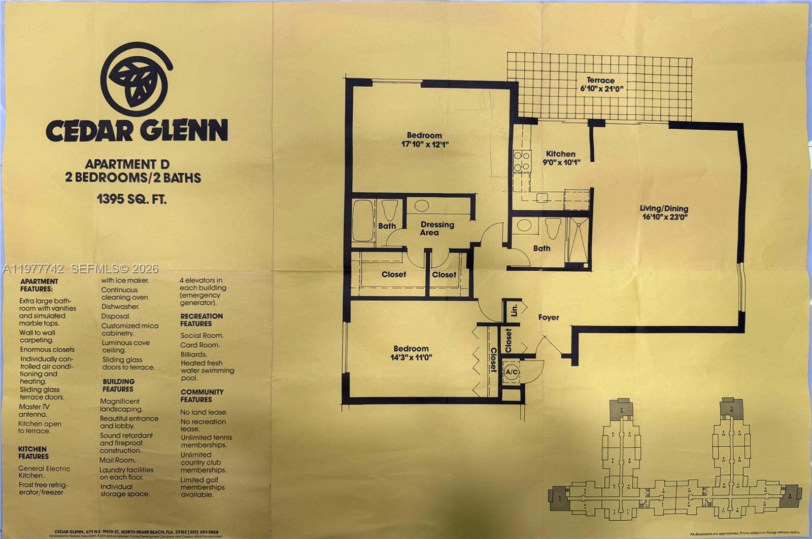 CEDAR GLENN CONDO APTS EA - Residential