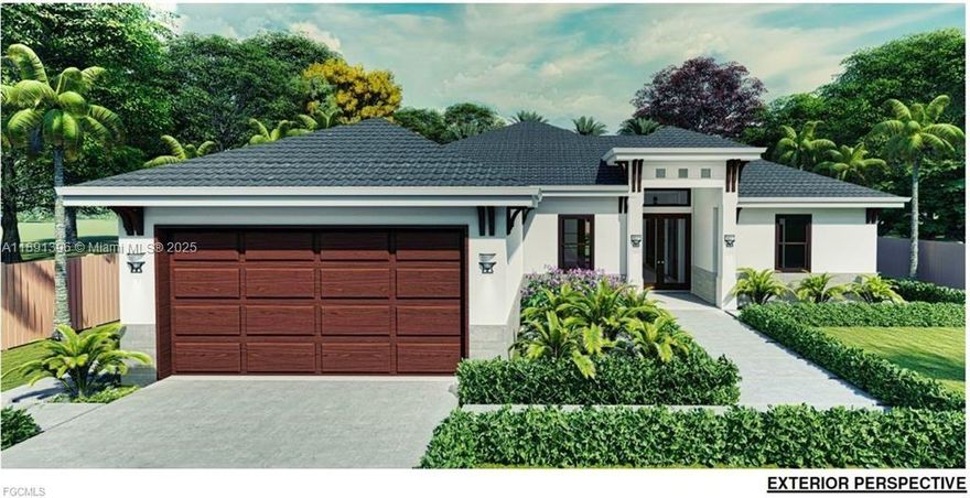Excellent opportunity to own a ¼ acre lot with approved permits to build a stunning single-family home. The approved design features 1,812 sqft under air (2,455 sqft total), offering 3 spacious bedrooms, 2 modern bathrooms, and a dedicated office—perfect for today’s lifestyle.

This lot is ideally located near major avenues such as Del Prado and US-41, ensuring easy access to shopping, dining, schools, and all the conveniences of Southwest Florida living.

Whether you are a builder, investor, or future homeowner, this ready-to-build lot saves you time and effort with permits already approved