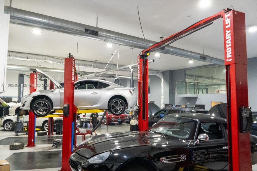 Presenting a rare opportunity to acquire a fully built-out, high-end automotive facility designed for both functionality and lifestyle appeal. This turnkey asset seamlessly blends a professional-grade auto mechanic shop with a refined, “man-cave” style environment—ideal for luxury auto users and boutique operators alike.

The property features ±3,600 SF of fully renovated, air-conditioned interior space, equipped with four professional automotive lifts, two hydraulic roll-up doors, and high-quality finishes throughout. The layout is optimized for efficiency, while maintaining a clean, showroom-style aesthetic suitable for premium automotive use or private collection storage.

Situated on a 10,500 SF secured lot, the property is fully fenced, offering privacy, security, and ample outdoor space for vehicle staging or additional parking.

Investment Highlights:
 • In-place income: Currently leased at with a NNN tenant, providing strong immediate cash flow
 • Turnkey condition: No deferred maintenance; fully operational facility
 • Secure site: Gated and fenced lot with functional yard space
 • Flexible use: Ideal for luxury auto storage, specialty mechanic, detailing, customization, or private enthusiast use