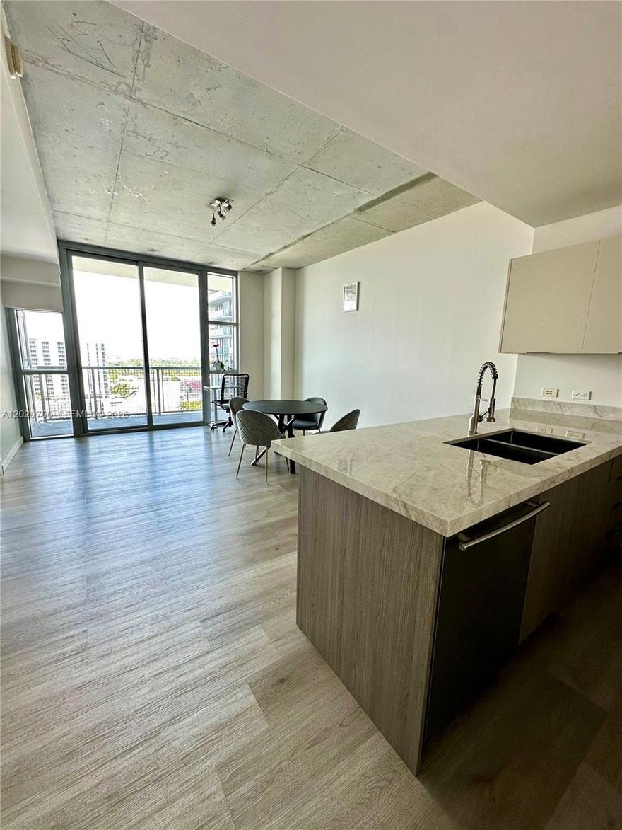 Stunning spacious 1-bed, 1.5-bath modern condo in Midtown Miami. Spectacular city views, floor-to-ceiling windows, brand new floors. Upgraded kitchen with stainless steel appliances, Italian cabinets, white quartz countertops. Master bedroom with huge walk-in closet. Assigned garage parking. 4 Midtown offers top of line amenities like pool, gym, with sauna + steam room, concierge. Close to shopping, dining, Design District, Beaches, downtown, and airport. Unbeatable location with excellent walkability, all of the best shopping and dining within steps! Embrace the vibrant energy of the city from this exceptional residence. Tenant Occupied through 6/30/2026, Perfect for end-user or invester and investor as its soon to be VACANT
