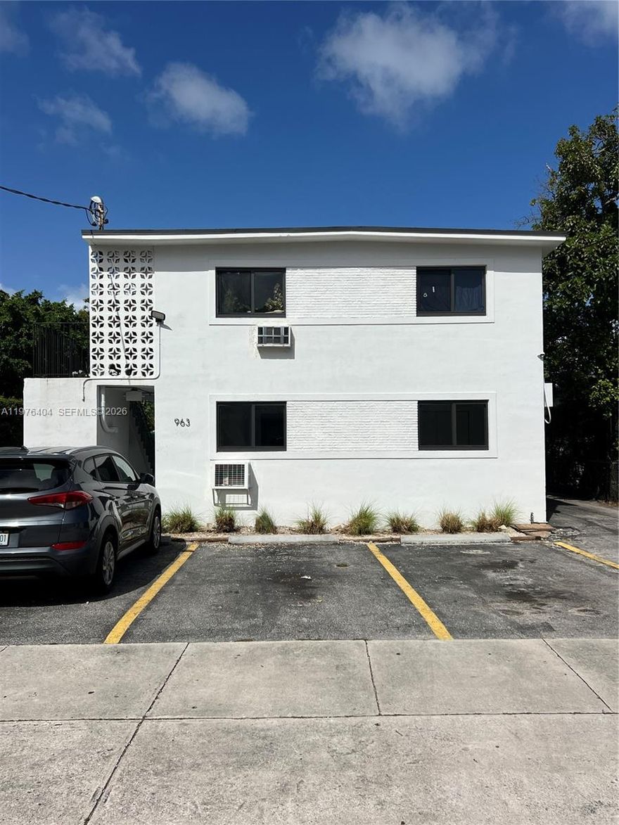 Come and enjoy this beautifully remodeled 2-bedroom, 1-bath unit located near Brickell, Downtown, Wynwood, and the beaches. Freshly painted with a new kitchen and modern appliances, this unit offers both style and comfort. Assigned parking is included for added convenience. Impact windows and security cameras installed in for enhanced peace of mind. Only one deposit with approved application. Don't miss the chance to make this lovely space your home! Other units may be available.