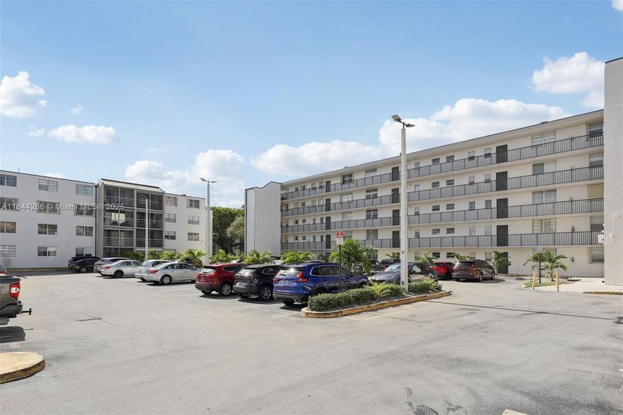 HOA WITH RESERVES!!! 40 years certification completed. Spacious and bright corner unit in the heart of Kendall! This is the largest layout in the building, featuring 2 bedrooms, 2 bathrooms, walk-in closets, and a flex space with potential for a 3rd bedroom. Brand-new stainless steel kitchen appliances. Partially impact windows. Enjoy the privacy of no upstairs neighbors and abundant natural light throughout. The unit offers a private balcony and is steps away from resort-style amenities, including a clubhouse, tennis and basketball court, two pools, a gym, and a playground. It features two parking spaces, plenty of visitor parking spaces. Unbeatable location near the Turnpike, top-rated schools, and shopping. Investor-friendly – rent immediately. Easy to show!