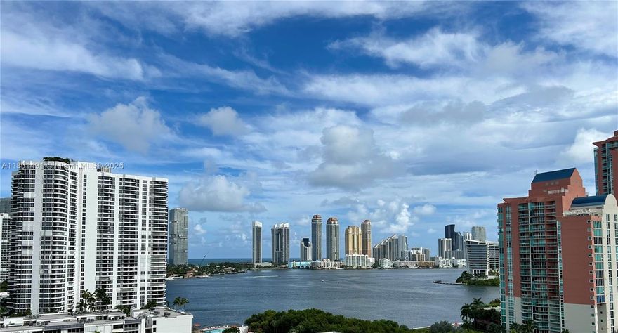 Wake up to incredible, direct ocean views from this bright and spacious 2-bedroom, 2-bath condo. You’ll love the sleek white porcelain floors throughout and the updated bathrooms with granite countertops. The kitchen features a newer 3-door stainless steel refrigerator, dishwasher, and newer in-unit stackable washer and dryer. Both bedrooms include custom cabinetry with plenty of storage. The recently remodeled building offers fantastic amenities, 24-hour concierge and valet service, two pools, a Jacuzzi, sauna, fitness center, and a minimarket on-site. Rent includes: water, cable, internet/Wi-Fi, and one assigned parking space. Ideally located in Aventura, just a short walk to Founders Park, Aventura Mall, and the scenic Country Club Drive walking trail. Tenant occupied call to schedule!!