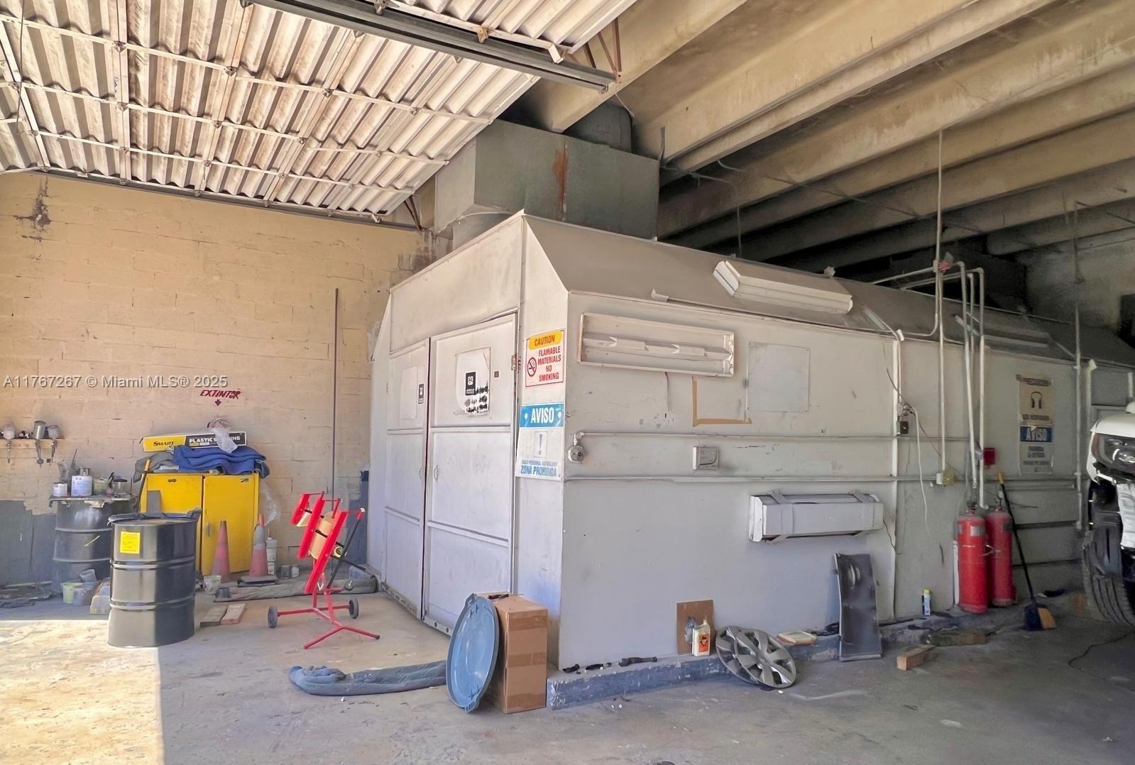 Body shop with an active paint booth For Sale in Hialeah, conveniently located next to the Gratigny Parkway. The shop is fully licensed and permits are up to date with the city, ensuring a smooth transition for the new owner and saving time and money. Fits about 50-54 cars between the warehouse and yard parking, featuring four bay doors, Spray booth, a Car-O-Liner frame machine, a lift, compressors, tools, and a security camera system, all included in the sale. With a steady workflow from dealerships and insurance companies, this is a turnkey opportunity for anyone looking to step into a well-established body shop business.