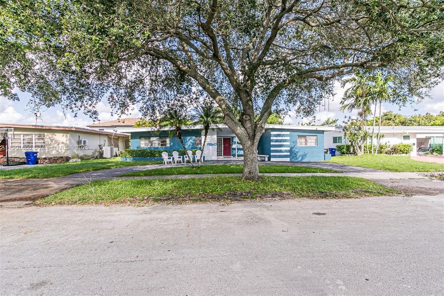 Welcome to this charming family home! Nestled on a quiet tree-lined street, this spacious property boasts high ceilings and a large functional floor plan, perfect for gatherings. Enjoy the screened-in pool and covered patio, ideal for relaxation and entertainment. With a newer roof and located on a desirable, family-oriented block, this gem is just a short walk away from houses multiple worship.