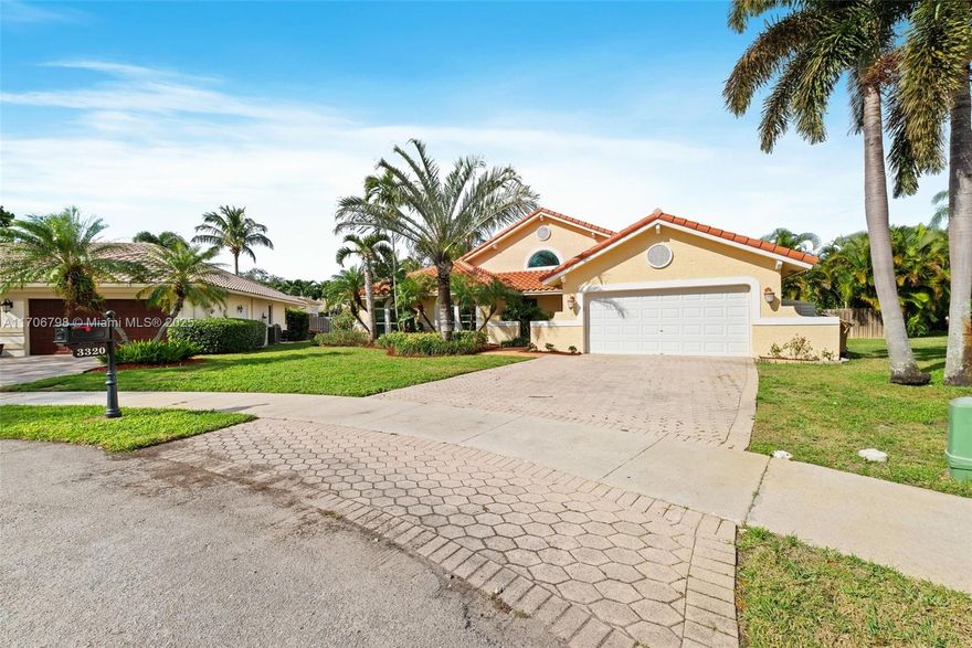 Beautiful 3 bedrooms 2 Bath pool home in Forest Ridge, one of the largest private lots in the community offering ample space for outdoor living and entertaining, this home is situated on a pie shape lot on cul-de-sac. This property features Impact Windows/Doors, Hugh backyard, nice landscaping, pool and 7' hot tub with electric heated. Newer  Pool pump 2023. Covered patio. Newer A/C 2022.Nice kitchen with a lot of cabinet space. Remodeled bathrooms, inside laundry room, vaulted ceilings, crown moldings! Garage has A/C, built ins & custom flooring. Newer Roof 2023. Must see!