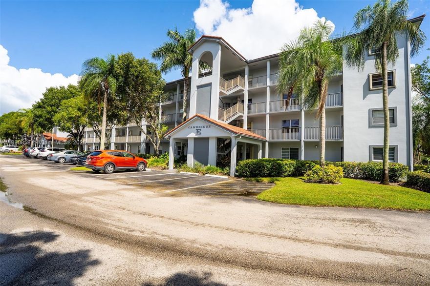 Enjoy stunning golf course views from this fully renovated 1-bedroom, 1.5-bath condo on the 4th floor of the Cambridge building in Century Village. Designed for comfort and style, this unit features a spacious walk-in closet, in-unit washer and dryer, and an enclosed balcony with impact windows and A/C — perfect for relaxing while taking in the serene golf views.
Live the resort lifestyle in this guard-gated 55+ community (occupants 18+ welcome) offering a clubhouse, theater, pools, gyms, tennis, and more. HOA includes cable, internet, and water. Minimum credit score: 650+.
Unit available January 1, 2026.  Can be rented furnished as shown in photos at $1,950 per month.