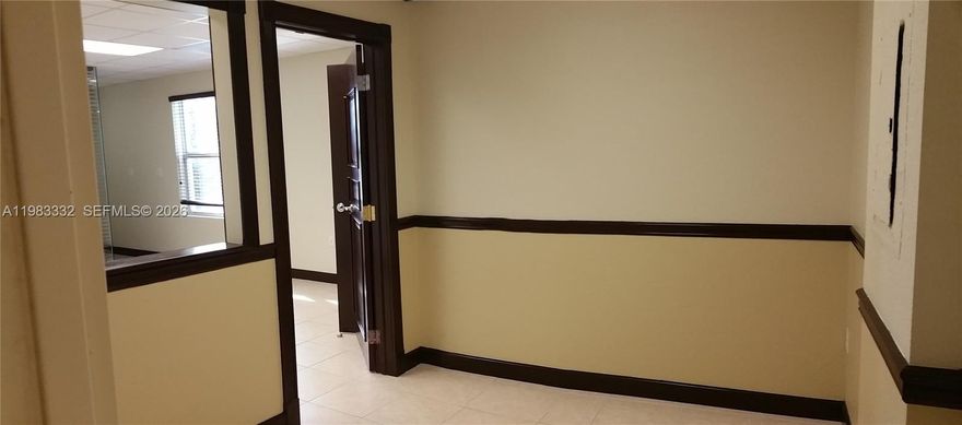 Discover the perfect balance of professional image and operational control. This exceptionally well-maintained 2nd-floor suite features a sleek glass-enclosed private office, a welcoming waiting area, an open workspace, and a dedicated filing room. Unique to this building: Tenants enjoy 24/7 access with individual AC control in-suite perfect for those who set their own hours. For added security, the building’s main entrance locks to the public after 6:00 PM. High image marquee signage available, elevator access building with common restrooms conveniently located directly across the hall. Minimum lease is 3 years.