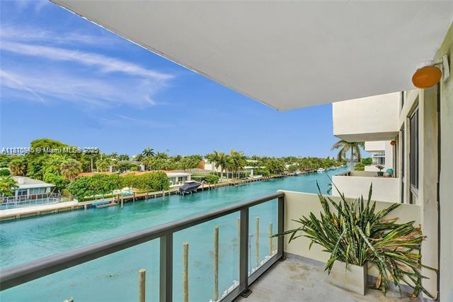 SPECTACULAR WATER VIEWS FROM THIS 1B,1B+ 1/2 BATH, UNIT IN PRESTIGIOUS BAY HARBOR ISLAND.FABULOUS LOCATION WALK TO A RATED K + 8 PUBLIC SCHOOLS, BEACH, RESTAURANTS, BAL HARBOUR SHOPS. UNIT FRESHLY PAINT, NEW BATHROOM, LARGE BALCONY WITH WATER VIEW. ASSIGNED PARKING SPOT, NEW IMPACT WINDOWS.