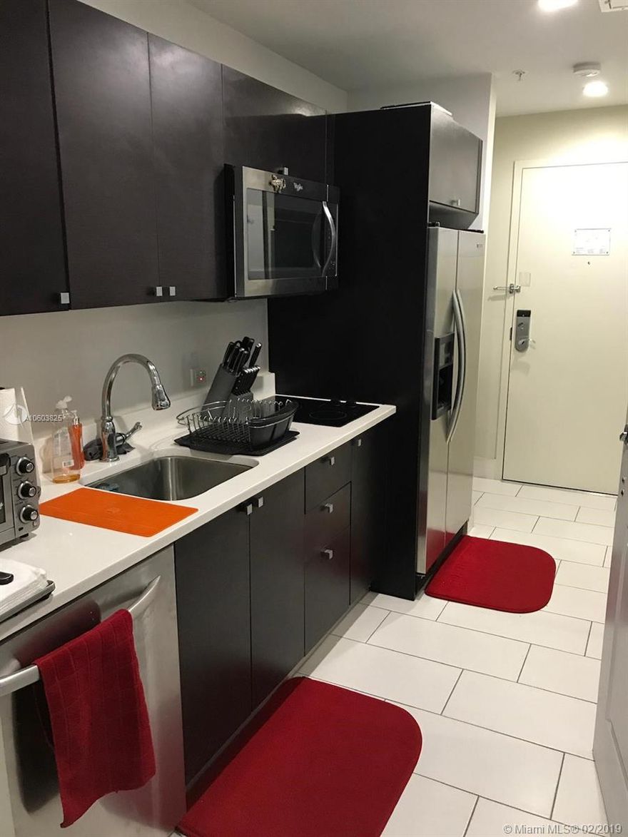 Best Opportunity in Doral! Priced to sell. Luxurious, fully equipped 1 Bed / 1 Bath condo-hotel unit at the "Provident Doral at the Blue Resort". All utilities and Resort amenities included. Enjoy pool, spa, gym, business center and restaurant, all on site. Handy man and housekeeping always available at a really low rate. Ideal location in the heart of Doral, next to the Trump National Golf Resort and just steps from Downtown Dorals new commercial and retail development with premium shopping and dining. Only minutes away from the Dolphin and International Mall. Very close to the airport and highways. Perfect to live or rent. Unit can be managed by the owner or by hotel program for great rental income.