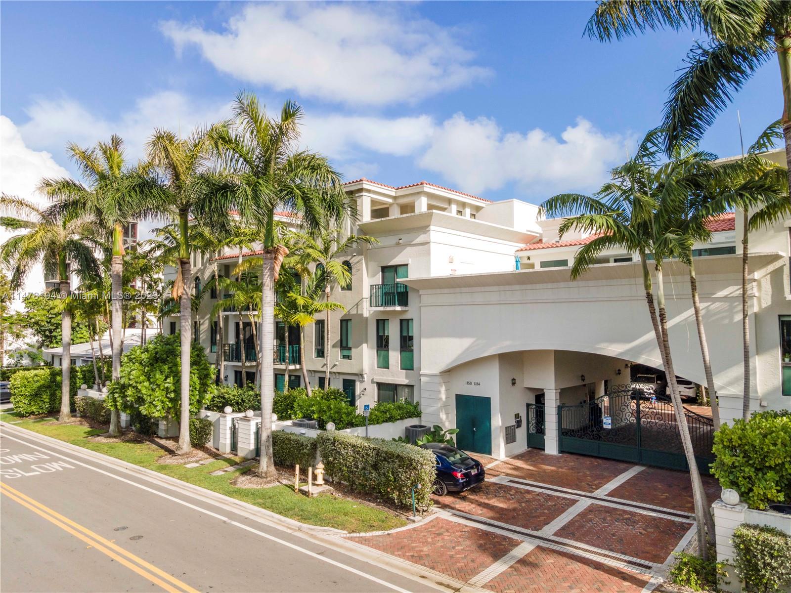 Gated enclave in the heart of Bay Harbor Islands. Totally renovated townhome features 2649 sf with 5bd/4ba & interior elevator. Entry level includes 1bd/1ba plus den w doors leading to outdoor patio & bbq area. The residence features porcelain floors throughout, open kitchen wi/ wood & glass cabinetry, top-of-the-line SS appliances, two brand new AC's, granite countertops & center island w seating. Gracious open living & dining rooms adjacent to kitchen, & large terrace. 3rd level has 3bd/2ba. 4th level features a huge private master suite w walk-in closet, sitting area/in-home office & large private roof terrace. All this in walking distance to beaches, renowned Bal Harbour shops, restaurants & houses of worship.