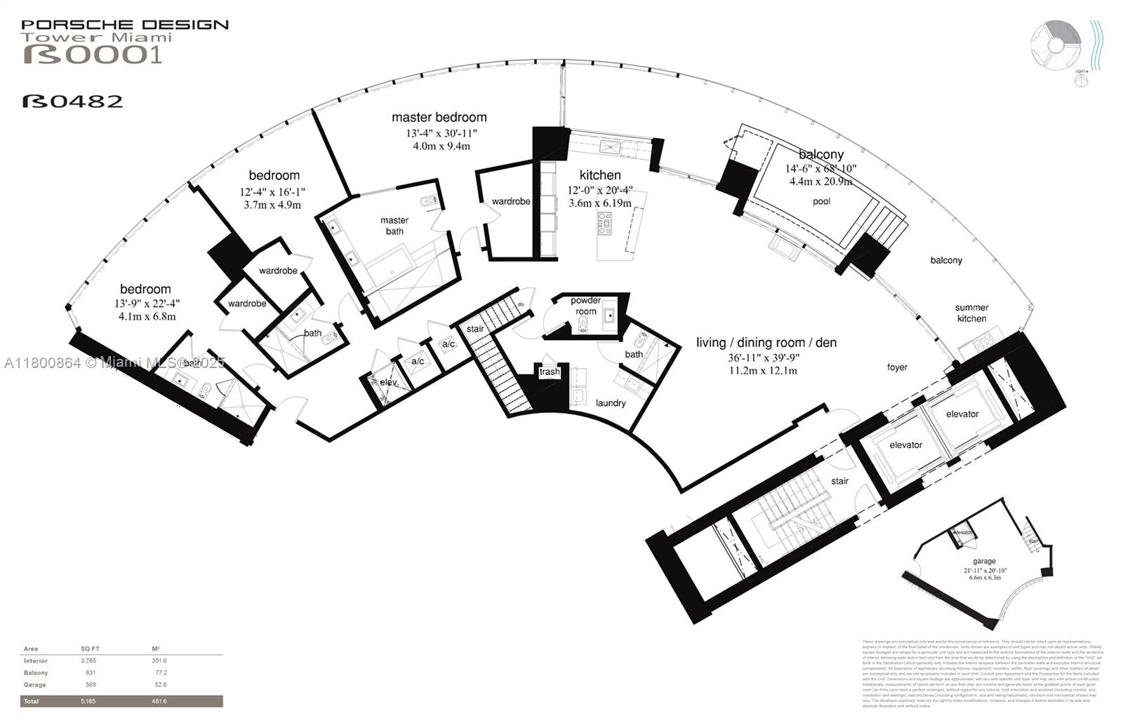 18555 COLLINS AVENUE COND - Residential