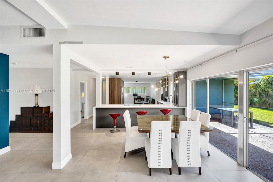 Amazing opportunity in Sky Lake! This well-kept 3BD/2BA home sits on a spacious 9,180 sq. ft. lot with room to add a pool or create your dream outdoor space. Inside, the open kitchen and living areas offer plenty of natural light and a seamless flow. The master bedroom is privately located on one side of the home, while the two additional bedrooms are on the other, ideal for families. The large backyard is perfect for a kids’ playground, pool, or custom outdoor living space. More space and freedom than a condo, perfect for young families or professionals. Minutes from Aventura, FIU, beaches, top schools, shopping, parks, Brightline, and I-95.