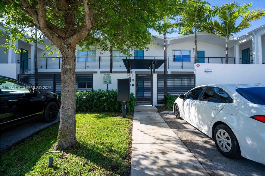 **MOVE IN SPECIAL FOR QUALIFIED APPLICANTS!** Move-in NOW with just 2 months.**Discover this beautifully renovated 1BD residence at the gateway to Coral Ridge — one of Fort Lauderdale's most sought-after neighborhoods, celebrated for walkability and a vibrant urban-suburban lifestyle. This move-in ready home features an open layout with wood-style floors, impact windows, recessed LED lighting, and an in-unit washer/dryer. The renovated kitchen shines with quartz countertops, subway tile backsplash, and stainless-steel appliances including a dishwasher. The spacious bedroom with balcony and modern bath offer a relaxing retreat. Enjoy serene garden views and pool access plus 1 assigned parking space. Steps from East Oakland Park Blvd dining and retail, minutes to The Galleria, George English Park, Hugh Taylor Birch State Park, and Fort Lauderdale Beach. Gated building with secure entry. Pets welcome. Available now — schedule your tour today!