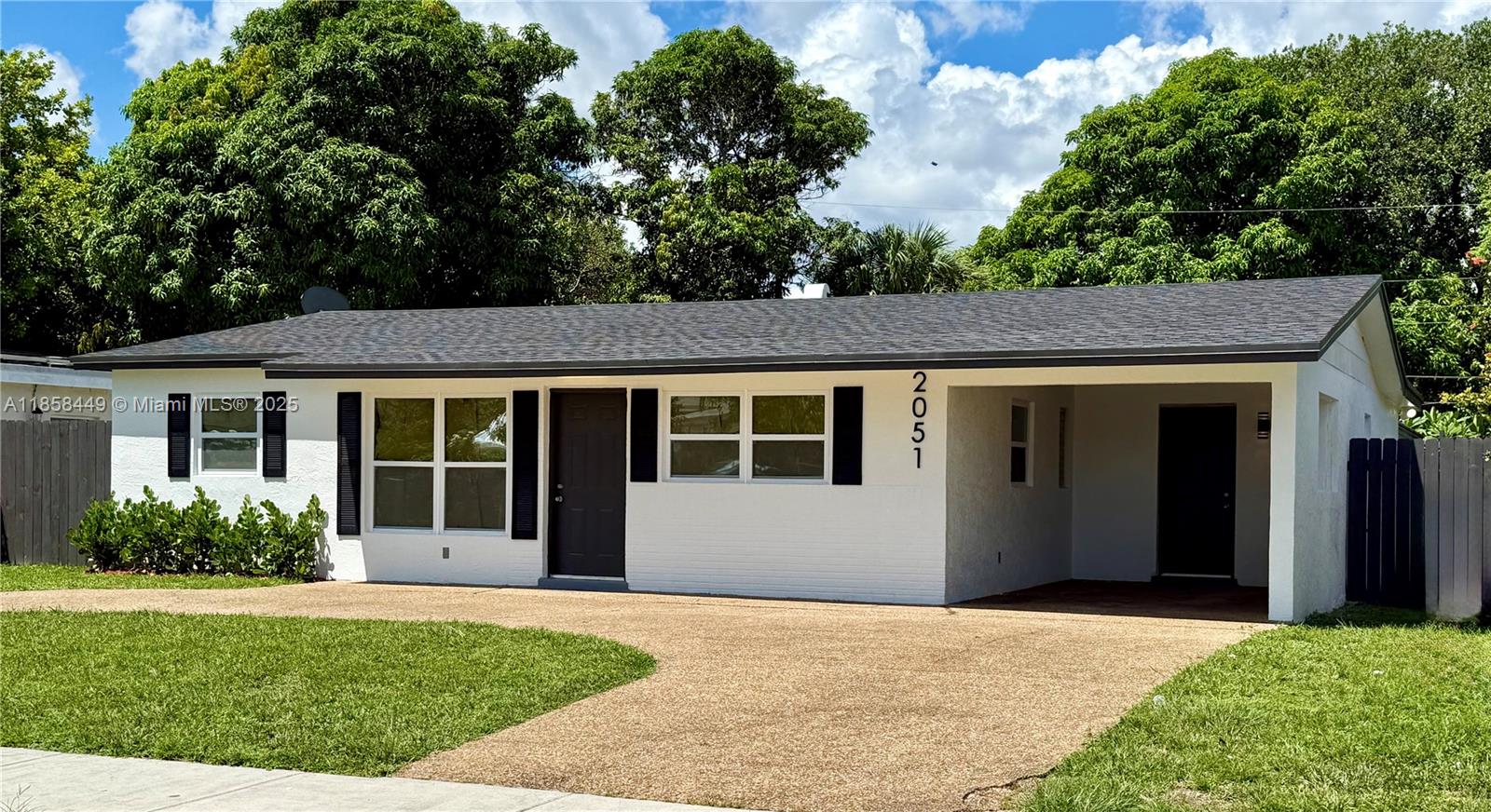 BRAND NEW ROOF 2025, CENTRAL AC 2025, Beautiful fully renovated 4/2 Single family + XXL NEW SHED perfect for office, workshop, etc + large dining room with exterior door. Located in the wonderful Neighborhood of Fort Lauderdale 33311. This single family home is an AMAZING TOTAL 1,731 SQFT in (UNDER AIR 1,408 SQFT) on a fenced Lot of 6,600 sqft. IMPACT WINDOWS. Modern Water Proof Laminated FLOORS (no carpet), + Amazing Brand New Kitchen with Stainless Steel Appliances / NEW Washer and Dryer and NEW Digital Water Heater. Fenced yard for entertainment. FRESHLY PAINTED OUT AND INSIDE. CLEAR TITLE, NO LIENS, NO OPEN PERMITS, NO VIOLATIONS. VACANT ON LOCKBOX! Conveniently located, this home combines suburban tranquility with easy access to entertainment and dining. Showing Assist.