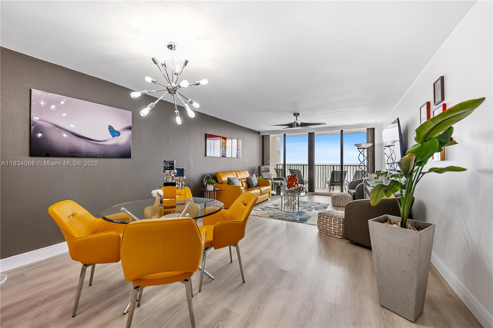 Beautiful furnished high rise OCEAN FRONT CONDO available for seasonal renters (6 months) from Oct 2025 through April 2026. Welcome to coastal luxury at its finest at the Quadromain Towers. Featuring 980 sf of living, 1 spacious bedroom & 2 baths. Ideal for those seeking a serene & sophisticated lifestyle. The modern open kitchen is a chef’s dream, equipped with premium ss appl; refrigerator, d/w, cooktop oven w/hood, microwave, granite counters, pantry. Outdoor features; private beach w/umbrella & beach chairs, 2 heated pools, sauna, & shower. Enjoy peace of mind w/top-tier 24/7 security & comprehensive video system. Amenities; restaurant on site, 2 gyms, billiards room, & common media/recreation room. Enjoy premium service; doorman, valet parking, concierge, 1 assigned & guest parking.