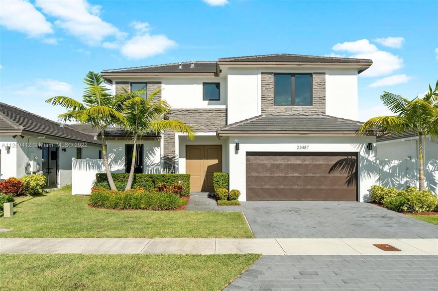 Beautiful one of a kind Single Family Home w/ 4 Beds & 3.5 Baths in the exclusive community of The Landings by Ryan Homes. This stunning home features an Open/modern layout & well-appointed chef’s kitchen w/ upgraded 42” cabinets, Quartz countertops, custom made backsplash & stainless steel appliances. Upgraded tile on 1st floor & water proof vinyl flooring on stairs & 2nd floor. Stainless steel stair railings, high-impact windows, impact garage door, ceiling fans in all bedrooms among its many upgrades. Fully fenced backyard. Smart Home features keyless front door & Nest thermostat. Washer & dryer. Low HOA! Community features resort-style pool, outdoor gym, walking paths, playground & two dog parks! Near Black Point Marina, shopping centers, Somerset schools & Turnpike expressway.