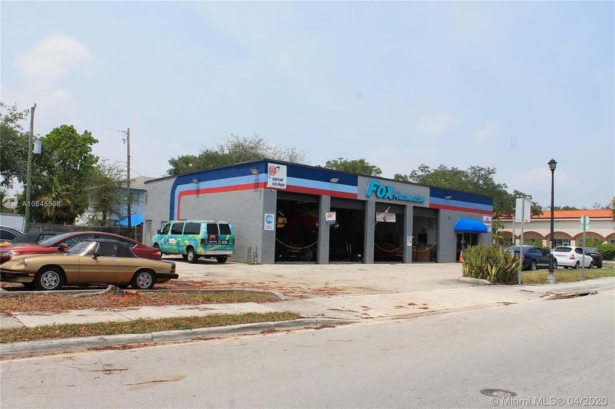 Aventura land value development opportunity on busy corner intersection currently being used as an automotive repair facility. Property has all sewer and utilities in an up and coming urban core redevelopment zone. Seller may consider financing or other terms.