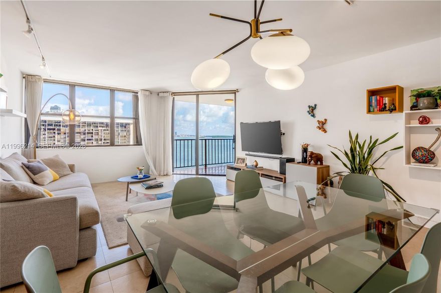 Take a look INSIDE this immaculate, oversized 20th floor residence at Brickell Place. With endless water views from every room, a spacious open-concept kitchen and living area, and beautifully updated bathrooms, this home immediately stands out as one of a kind. The unit also features hurricane shutters for peace of mind and year-round protection. Brickell Place elevates the lifestyle with resort-style amenities — 6 tennis courts, pickleball, basketball, squash and racquetball courts, two pools, hot tub, gym, sauna, steam room, social room, bayfront barbeque area, kids playroom and outdoor playground, and a private resident marina. Ideally set along walkable Brickell Ave, you’re moments from central Brickell or an easy stroll toward Key Biscayne. Unit comes with extra storage and covered parking. Enjoy all the comforts of high-rise living paired with the unbeatable vistas of Biscayne Bay, making this a rare opportunity in one of Brickell’s most desirable communities.
