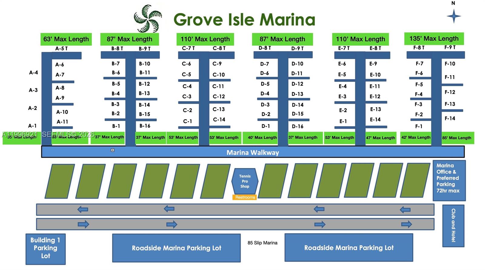 Grove Isle Marina - Land