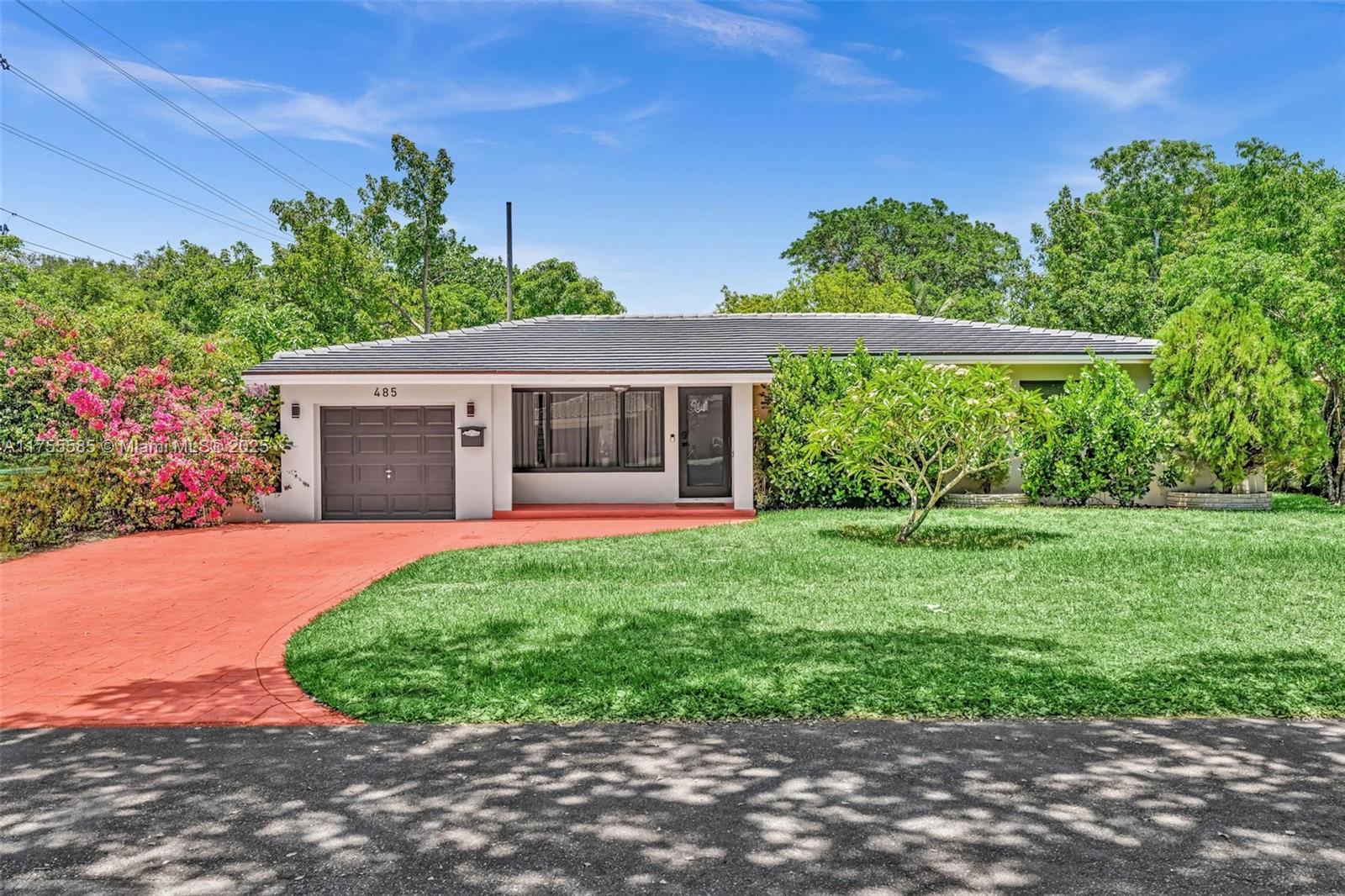 Nestled in the City of El Portal, this immaculate 3-bedroom, 2-bathroom home offers a blend of comfort and convenience. Situated on a large corner lot, this residence features a master bedroom with an ensuite bathroom, an open floor plan in the living and dining areas, a garage with conversion potential to expand the living space. The backyard is a true oasis with a brand new heated saltwater pool and hot tub, covered deck, and ample pool deck space. Recent updates include kitchen and appliances, upgraded electrical, plumbing, hurricane impact windows and doors, and new tile roof - all permitted. Enjoy the tranquility of this bedroom community'a tree-lined streets while being a short drive away from everywhere. Don't miss this opportunity – schedule a showing today!