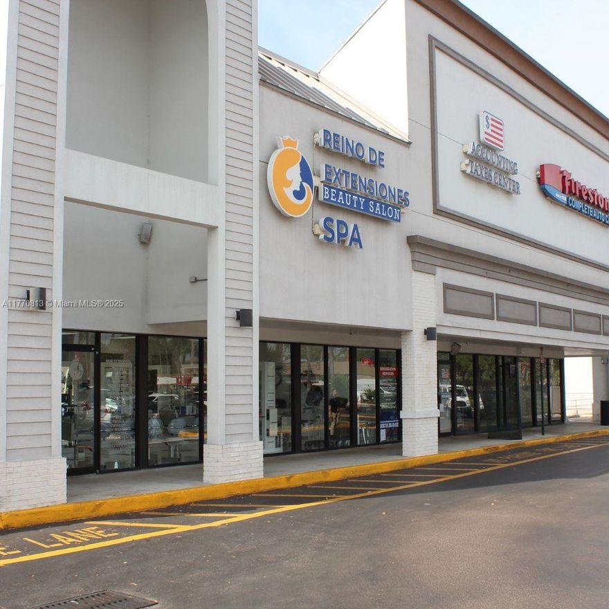 Great Opportunity in Hialeah! Reino de Extensiones Beauty Salon & Spa, with over 35 years in the community and 5 years under successful current management, is a well-established and profitable business. It features 10 hair stations, 3 nail stations, 2 pedicure stations with massage, 3 shampoo bowls, and a spa area. Equipped with 2 heat processors, 5 hair dryers (wall-mounted and standing), high-efficiency washer and dryer, and a gas-powered dryer and water heater, ensuring lower electricity consumption. Strategically located, with a loyal clientele and a strong online presence through social media and an active website. A turnkey business ready to operate and grow! Contact us for more information and to schedule a tour by appointment.
