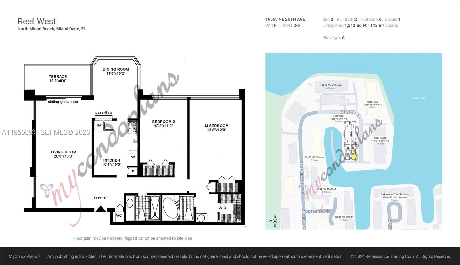 REEF WEST CONDO - Residential Lease