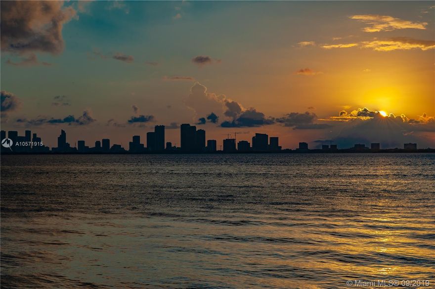 Uninterrupted-stunning wide bay & downtown Miami skyline views, elevated by superior architecture, design & engineering distinguishes the excellence of this brand new built home. The vision of Brett Palos, Bart Reines Construction & Argent Design raise the standards of luxury by creating bespoke sophisticated interiors resonating w/ elegance & total comfort. Quality & cutting edge smart technology seamlessly come together to produce an extraordinary backdrop for a glorious lifestyle. Features include elevator, 2car garage, bayfront kitchen w/family room, outdoor gazebo w/summer kitchen, 4 upstairs bedroom suites, including the flow through waterfront Master Bedroom w/his & hers bath & closets. This home is being offered furnished, estimated completion approximately June 2019.