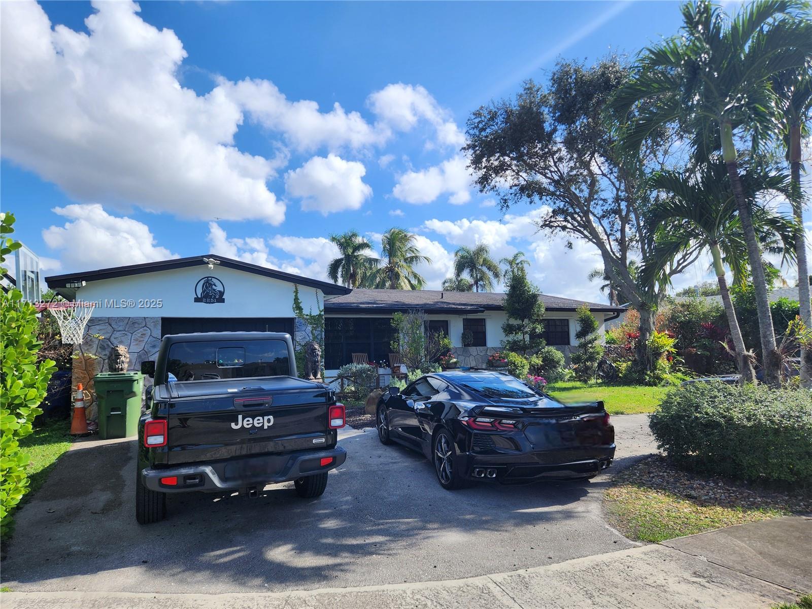 Come see this beautifully updated home in sought after Pasadena Lakes. This is a salt water pool home with pool heater and solar panels that provide a low electric bill. When you step into the backyard you will feel like you're on vacation with the pool and fake turf throughout. Property has underground utilities. High hats throughout exterior of home with app that changes colors. Custom closets in rooms. Newer A/C, new refrigerator and dishwasher. Two custom electric fireplaces in home. Home sits on a cul-de-sac and is close to shopping and many restaurants. This home is great to make family memories and for family gatherings!