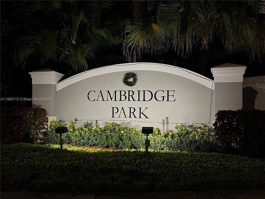 You're In Luck!!! This Beautiful, Rarely Available, Well Maintained 3 BR/ 2.5 BA Townhouse W/1 Car Garage Located In The Quiet Peaceful Community Of Cambridge Park, Is For Sale And Can Be Your New Home . Home Features Foyer Entrance, Spacious Living Room, Family Room, Open Kitchen With Recessed Lighting,Washer & Dryer, Wooden Cabinets, And SS Appliances. Vinyl Flooring Downstairs, Half Bathroom Downstairs For Your Guests, And Carpet Flooring On Stairs & Upstairs. Spacious Master Bedroom With Sitting Area, Walk-In-Closet And Updated Bathroom. Jack & Jill Bathroom With Double Vanity Connecting 2nd & 3rd Bedrooms. Newer A/C, Accordion Shutters For Hurricane Protection. This Community Offers Community Pool, Child Playground, Low HOA Fees, And Lawn
Service. This Home Is A Must See!