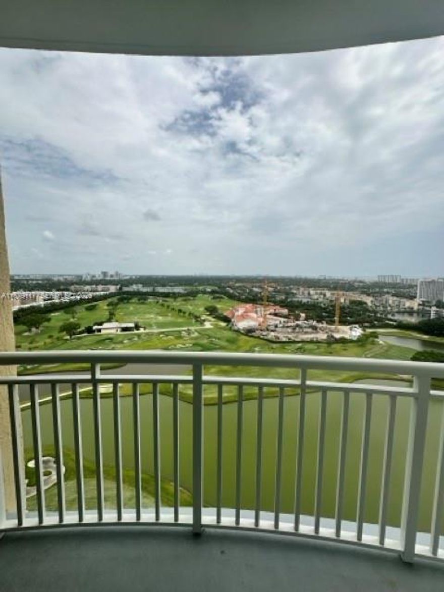 Luxury Corner Condo with Panoramic Views 
Experience elevated living in this exceptional 3-bedroom, 2-bath corner residence with breathtaking golf course and city views. This spacious condo is located on the 22nd floor, offering broad views from its private balconies. Featuring an open, light-filled layout, a modern kitchen with stainless steel  appliances, a mix of marble and laminate floors and spacious closets. Residents enjoy resort-style amenities, including a pool, fitness center, 24/7 security, media rooms, valet service, and self-parking. 

This property blends luxury, lifestyle, and location just minutes from beaches, Aventura Mall, fine dining, top-rated schools and Gulfstream Park.