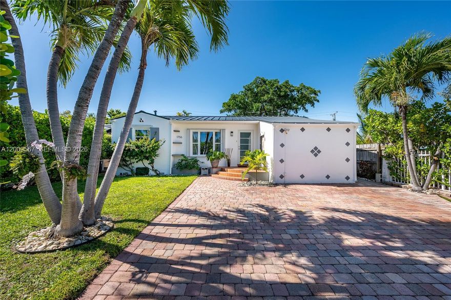 Location, Location, Location. Own a house in Miami Beach for less than a Million Dollars. Amazing opportunity to acquire a single-family home in Normandy Isle surrounded by multimillion dollar properties in Miami Beach. Across the Normandy Isle Park & Pool. 3 bed/2bath. Natural light throughout. What an awesome private backyard to enjoy BBQ’s, family gatherings, and outdoor activities. Brand new roof! - 5 minutes to the Beach! Feel the vibes of Miami Beach and all its extraordinary multicultural lifestyle. Restaurants, bars, shopping, beach, and ocean. Do not miss it. Multiple offers expected. This property will go fast.