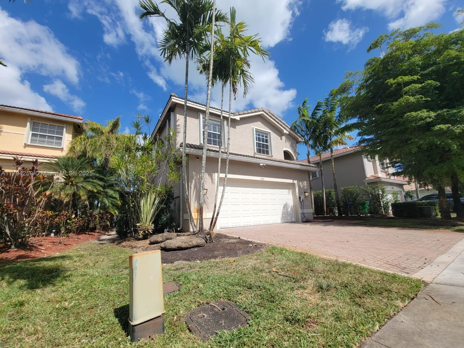 Rental Property at 5337 Sw 183rd Ave 5337, Miramar, Broward County, Florida - Bedrooms: 5 
Bathrooms: 3  - $5,500 MO.