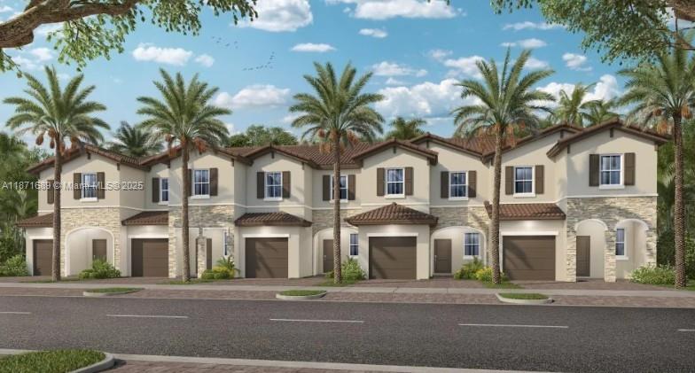 Castellon is a collection offering brand-new townhomes for sale at the Altamira master-planned community in Homestead, FL. Residents enjoy access to a range of exclusive amenities, including an expansive clubhouse with a fitness center, restaurant and bar, golf pro shop, ball room, gathering space and business center. A swimming pool, tennis courts, BBQ area, golf course and parks are also included. A swimming pool, tennis courts, BBQ area, golf course and parks are also included. The local area is host to endless attractions, the Homestead Speedway, Keys Gate Tennis Club, dining, shopping and entertainment.
