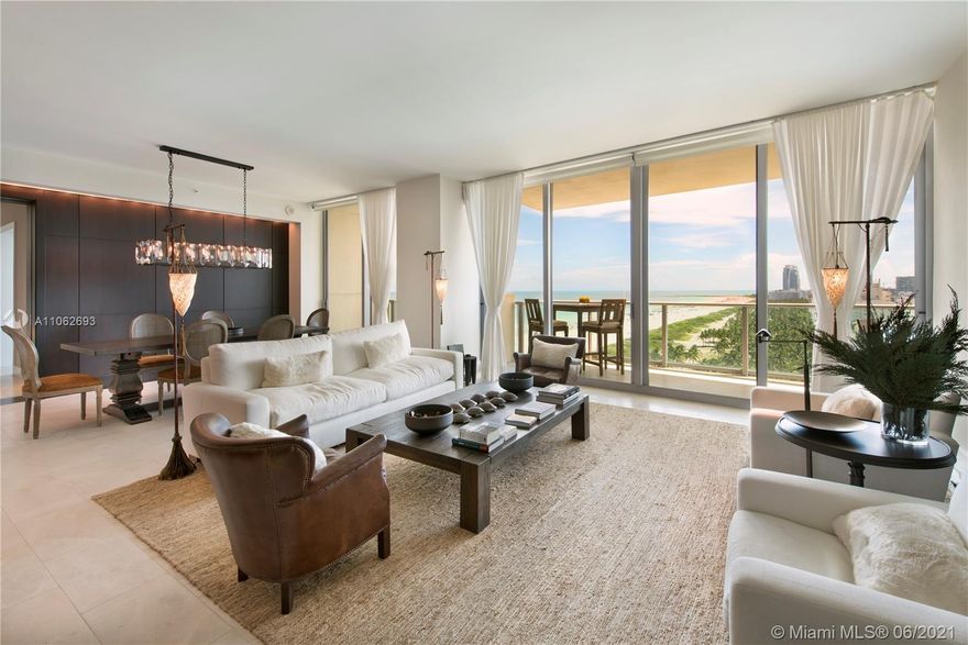 Exclusivity & grandeur calls at Il Villaggio located in the Arts & Entertainment District on Miami Beach. This floor plan is comprised of 4 beds + office / 4.5 baths & over 3,000 sf. Only available once before, this superior home offers two private elevators which ushers you the best views in SoBe with 4 terraces to overlook Lummus Park & Ocean Drive or stare out at the city lights of the Downtown Miami Skyline & the beauty of the Atlantic Ocean. Other details include 10 ft ceilings, open kitchen, wet bar & the ability of closing off part of the residence to create total privacy for the primary bedroom suite from the guest beds. The residence is equally perfect for quiet moments as it is for entertaining. Il Villaggio defines full service luxury condo living - come and experience it.
