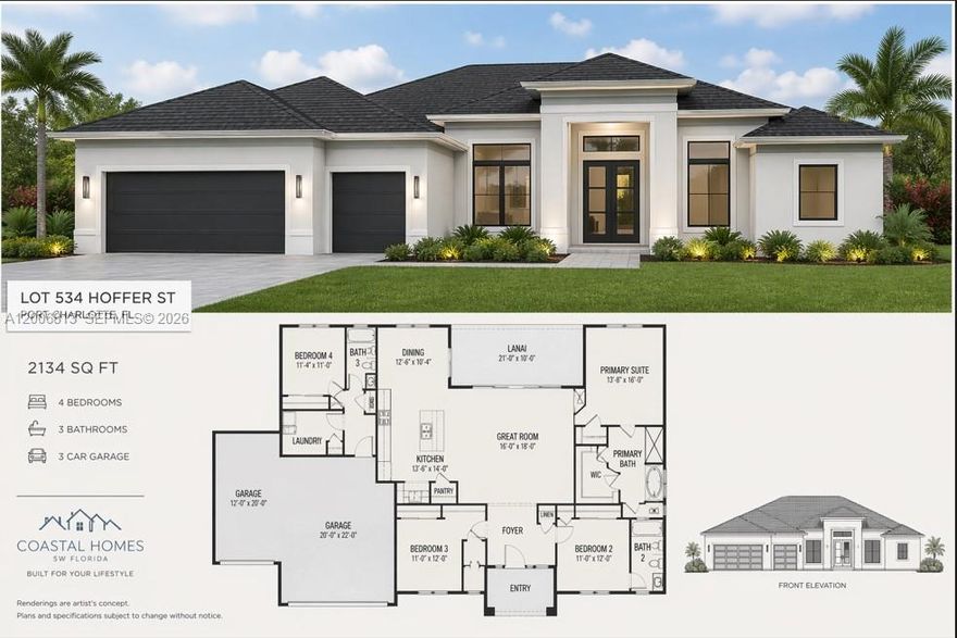 Build your dream home on this prime residential lot located in the growing community of Port Charlotte. Situated on a quiet street with new construction nearby, this property offers the perfect opportunity for homeowners, builders, or investors looking to take advantage of Southwest Florida’s continued growth.

With ample space to accommodate a spacious single-family residence—like a 2,100+ sq ft modern coastal home This lot provides flexibility for today’s most desirable floor plans, including open-concept living, outdoor lanais, and multi-car garages. Whether you’re planning to build now or hold for future investment, this location delivers both value and potential.