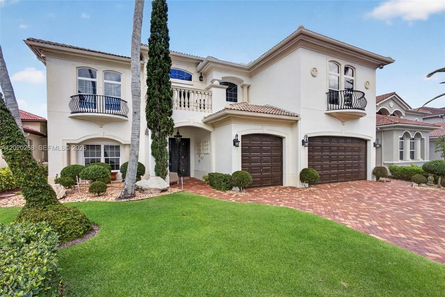 Located in the prestigious gated community of Frenchman’s Reserve, this exceptional lakefront estate offers luxury living at its finest. Situated on an oversized lot with sweeping water views, this meticulously maintained residence features 4 bedrooms, 6 baths, and over 5,500 square feet of elegant living space designed for both entertaining and everyday comfort.A dramatic entry welcomes you with soaring ceilings, marble flooring, abundant natural light, and refined architectural details throughout. The chef’s kitchen features premium cabinetry, granite countertops, high-end appliances, a center island, and breakfast area overlooking the resort-style pool and lake.The spacious primary suite offers a private retreat with sitting area, custom walk-in closets, and a spa-inspired bath. Additional guest suites provide comfort and privacy for family and visitors. Formal living and dining rooms, a handsome office, and an inviting family room complete the thoughtfully designed floor plan. Step outside to your tropical oasis featuring a sparkling pool and spa, covered loggia, summer kitchen, and multiple seating areas positioned to capture stunning sunset views over the lake.
Frenchman’s Reserve offers championship golf, tennis, fitness center, clubhouse, spa, dining, and an ideal Palm Beach Gardens location close to shopping, fine dining, beaches, and Palm Beach International Airport.
